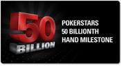 Grab some dough from Pokerstars’ 50 billionth hand promo