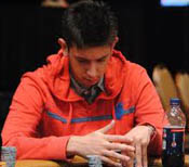 Online poker action  - Jared Bleznick wins big