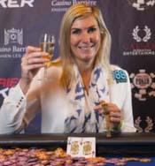WSOP-E Ladies Event – Jackie Glazier Wins